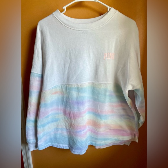 Victoria Secret PINK varsity crew pullover sweatshirt - Picture 2 of 4